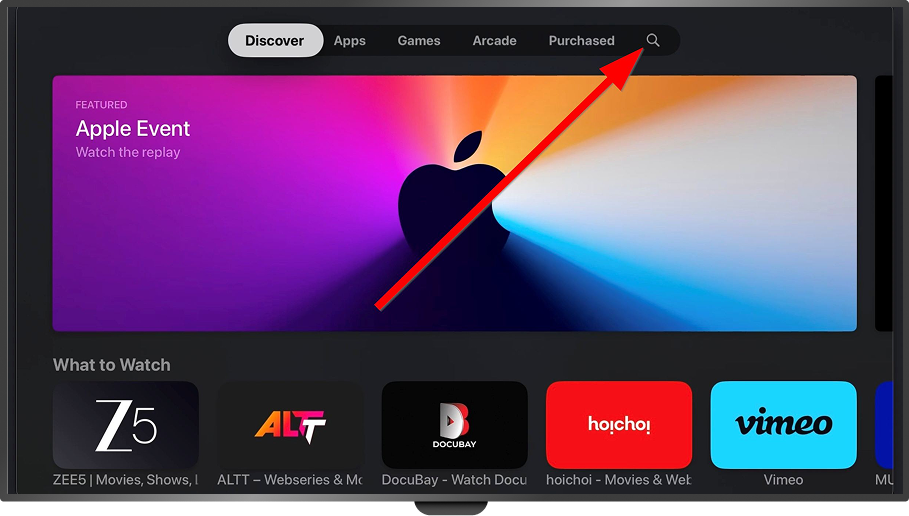 3- Use the Search tab 