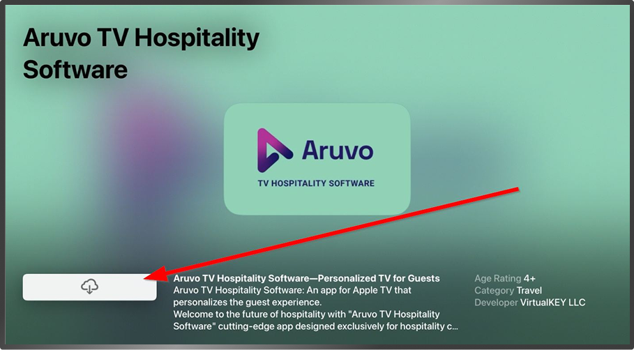 5- Launch the AruvoTV app